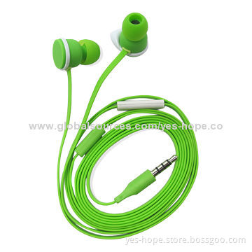 Colorful metal earphones with mic for iPhone 5